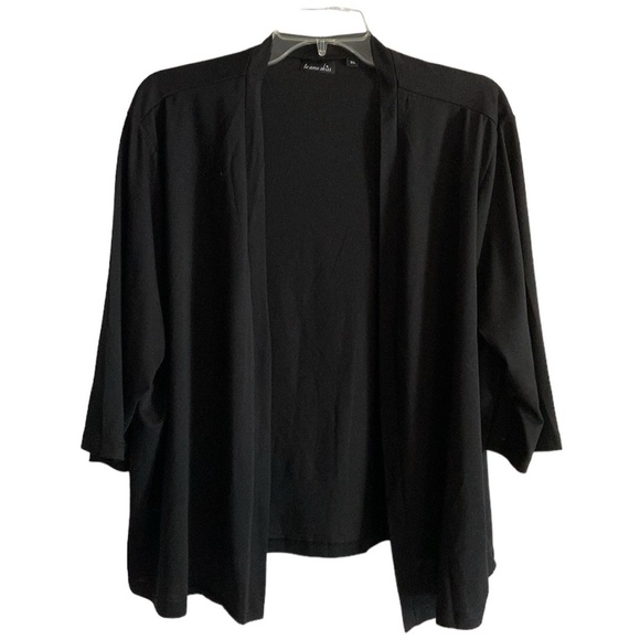Te Amo Skiss Sweaters - Te Amo Skiss Black Open Balero Sweater Size 3X 3/4 Sleeves